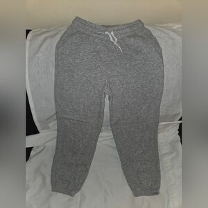 Old Navy Kids Heather Gray Fleece Sweatpants